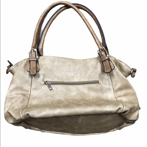 Tan faux leather boho handbag/purse - Picture 3 of 11